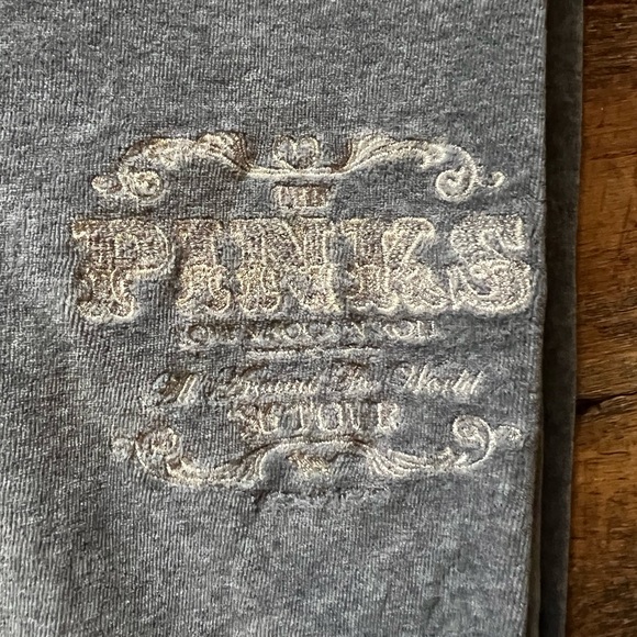 Victoria's Secret PINK Vintage Gray Velour Pant Size S - Picture 4 of 5